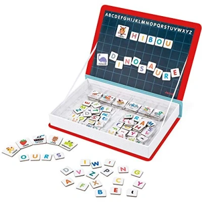 Bild av Janod Magnetibook Alfabet Franstalig Brädspel för barn, Storlek: One Size, Multi coloured