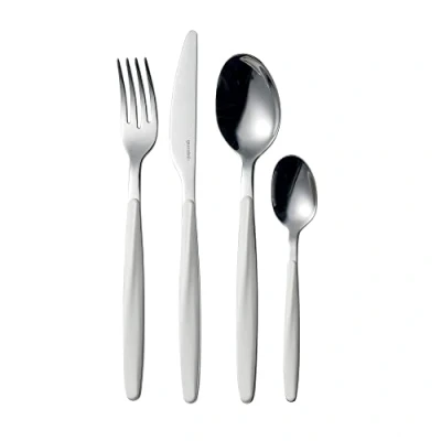 Bild av Guzzini My Fusion, set med 24 bestick vit, 16,8 x 7,5 h25,5 cm 11070011