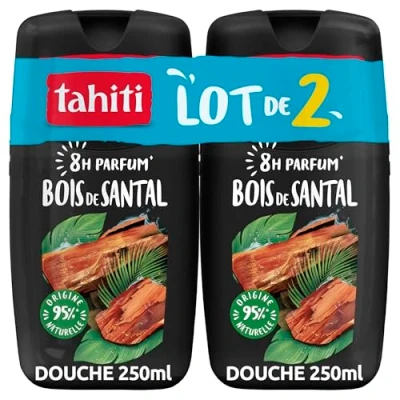 Bild av TAHITI Duschgel parfym 8h Bois de Santal 250 ml x2