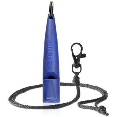 Bild av Acme Alpha hundvisselpipa nr 210,5 med gratis rörband i matt svart förbättrad Verison Perfekt för återsamtal Stor räckvidd nytt handtag frekvensstandardiserad (Baltic Blue)