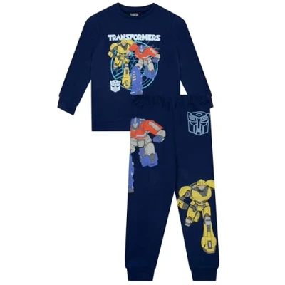 Bild av Transformers Tröja Och Joggingbyxor Set Pojkar Optimus Prime Co Ord Ords Blå 104