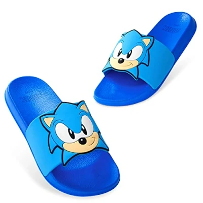 Bild av Sonic the Hedgehog badtofflor sommar Badskor för pojkar och flickor i storlek 2834 , blå, 31 EU