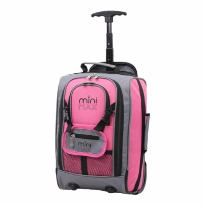 Bild av Aerolite MiniMAX 20L Ryanair 40 x 20 25 maximal storlek kabin handbagage under sätet vagn Ryggsäck med 2 års garanti, Rosa, 40.0 20.0 25.0 cm,
