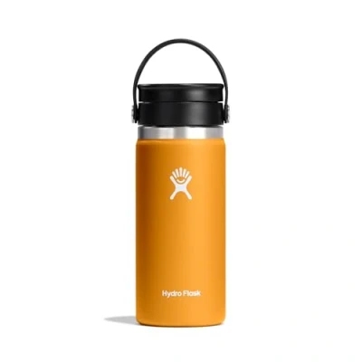 Bild av Hydro Flask Flex Sip lock för Vid öppning 473ml (16 OZ) Läckagesäker Honungsrumsisolerad med rem enkelt bärande BPA fri och toxinfria Diskmaskinssäker Fossil