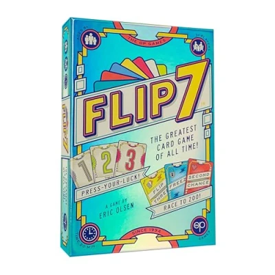 Bild av Flip 7 The Ultimate Blend of Press Your Luck and Strategy Fast Paced Addictive Card Game Quick to Learn Easy Teach 3+ Players Ages 8+ English