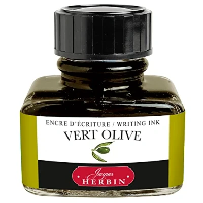 Bild av J.Herbin 13036T bläck för reservoarpenna, 30 ml, olivgrön