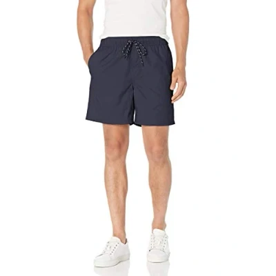 Bild av Amazon Essentials Men&#039;s Shorts 15 cm (6 tum) med dragsko innersöm, Marinblått Xsp, S