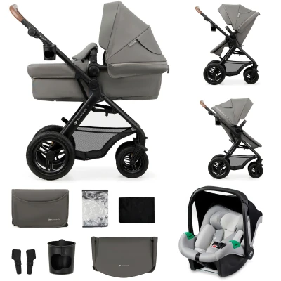 Bild av Kinderkraft MOOV 2 Air 3 in 1 Duovagn, Light Grey
