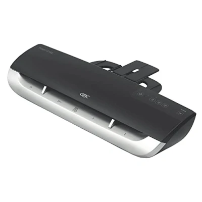 Bild av GBC A3 Fusion 3100L laminator, höghastighetslaminering, 1 min. Uppvärmningstid, varm och kall laminering, för kontor skola, 75 till 175 mic lamineringsfilmer, svart/silver, 4400750EU
