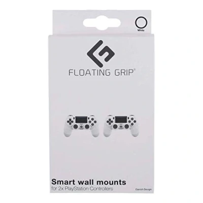 Bild av FLOATING GRIP® Wall Mounts for 2x PlayStation Controllers Color: WHITE.