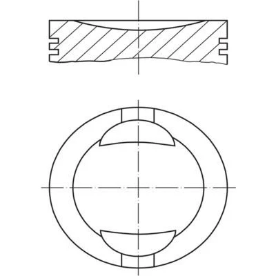 Bild av MAHLE ORIGINAL 009 36 02 Piston 70,6