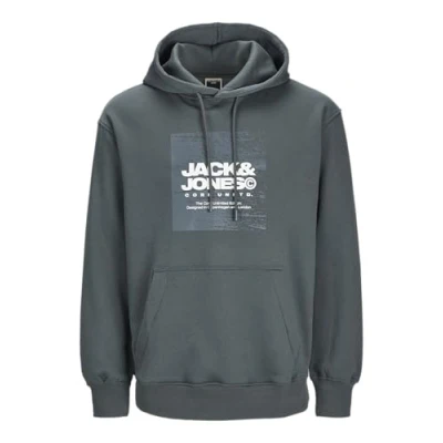 Bild av JACK&amp;JONES JCOAERO Huvtröja med tryck fram, svart, S