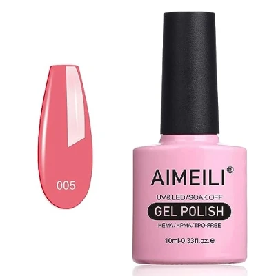 Bild av AIMEILI Soak Off UV LED Nude gellack, nagellack Rose Bud (005) 10 ml