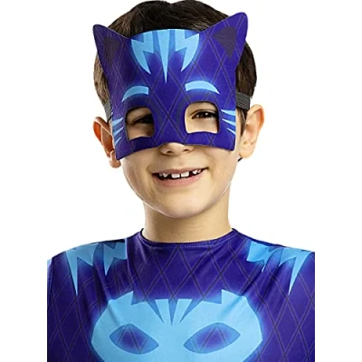 Bild av Funidelia Mask Kattpojken Pyjamashjältarna för pokje Tecknad, Kattpojken, Ugglis, Gecko accessoarer barn, maskeraddräkter Blå