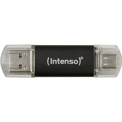 Bild av Intenso Twist Line 64 GB, Dual USB minne 3,2 Gen 1 x 1, C och A, 70 MB/s, antracit
