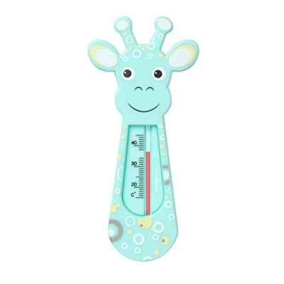 Bild av BabyOne flytande badtermometer design: Giraff, babysäker, analog