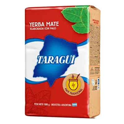 Bild av 🌿Yerba Mate Taragui Con Palo 1 kg + Presentprov (40g):🧉Rik på antioxidanter och vitaminer, påskyndar ämnesomsättningen, utan socker!