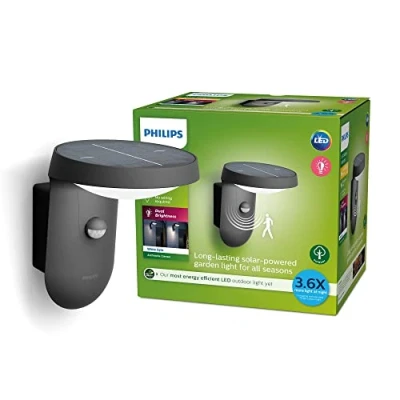 Bild av Philips Tyla solutomhusvägglampa, sensor, A Label