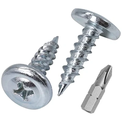 Bild av Marcopol (Förpackning med 300 st) Zinkpläterat stål 4,2 x 16 mm träskruvar, metallskruvar, Phillips modifierad bindningshuvud, självgängande (300, mm)