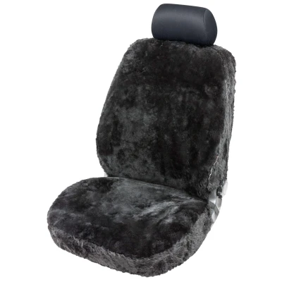 Bild av WALSER Trish 20039 Couverture de siège noir Peau mouton avant RENAULT: Clio 2, 3, 4, VOLKSWAGEN: Polo V 3/5 portes, Golf 5