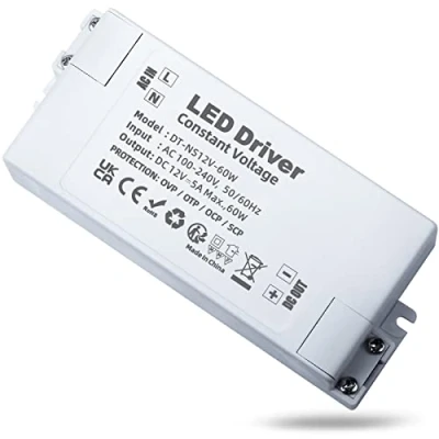 Bild av REYLAX LED Transformator 12V 60W 5A Drivrutin AC 220V till DC Konstant Spänning Strömförsörjning Förare Adapter för Strip Ljus G4 MR11 MR16 Glödlampor