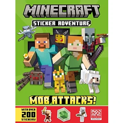 Bild av Minecraft sticker Adventure: Mob Attacks!: A brand new official book adventure containing hours of fun and for kids.