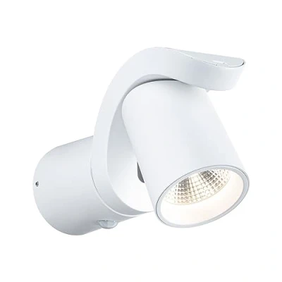 Bild av Paulmann LED utomhusvägglampa Cuff, sensor, vit