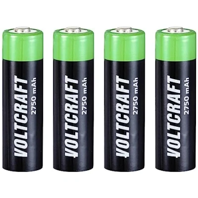 Bild av VOLTCRAFT HR06 Laddbart batteri AA (R6) NiMH 2750 mAh 1.2 V 4 st