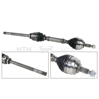 Bild av SNR DK55.218 Drivaxel framaxel höger 1003, 985, 985mm RENAULT: LAGUNA 2