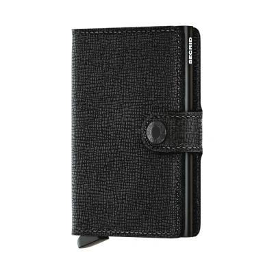 Bild av Secrid Miniwallet Crisple Black Gratis gravyr