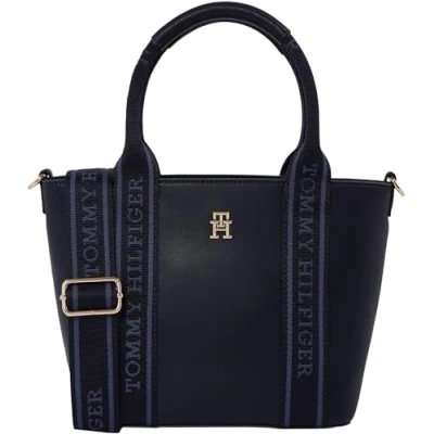 Bild av Tommy Hilfiger Logotape MINI TOTE Handväska, Storlek: One Size, Blue