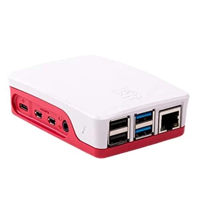 Bild av Raspberry Pi hölje för 4 (röd/vit)