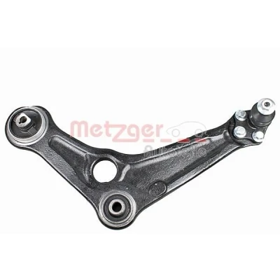 Bild av METZGER 58126401 Bras de suspension avec rotule suspension, support en caoutchouc Essieu avant gauche barre oscillant transversal