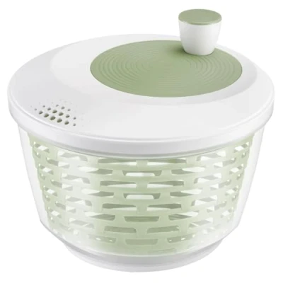 Bild av Westmark Salladsslunga, kapacitet: 4.4 liter, ø 23.5 cm, plast, BPA fri, Spinderella, färg: transparent/vit/mintgrön, 2430226M
