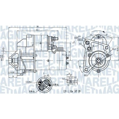 Bild av Startmotor MAGNETI MARELLI 063720681010