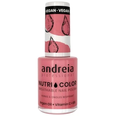 Bild av Andreia Professional NutriColor Vegansk nagellack som andas färg NC13 rosa 10.5