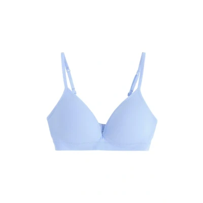 Bild av Lindex Seamless SOFT Triangelbh, Storlek: 75B, Light dusty blue