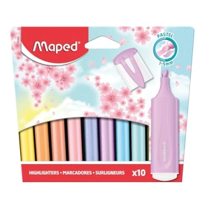 Bild av maped Fluo Peps pastellfärgad highlighter Mångfärgad