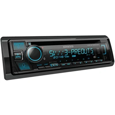Bild av Kenwood KDC BT960DAB CD bilradio med DAB+ och Bluetooth handsfree enhet (USB, AUX In, 3 x för Out 5 V, Amazon Alexa, ljudprocessor, 4 50 W, VAR. Belysning, antenn)