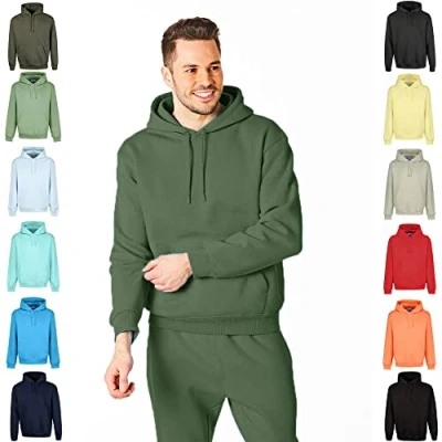 Bild av RIPT Performance RCSWT763 Męska bluza z kapturem Soft Touch Lougewear kapturem, wojskowa, M