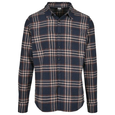 Bild av Urban Classics Campus Skjorta, Storlek: Large, Darkblue rustred