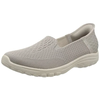 Bild av Skechers Dam Reggae Fest 2.0 Sneaker, Taupe Mesh, 40 EU
