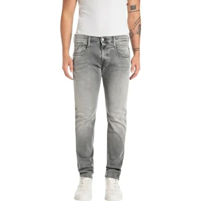 Bild av Replay Slim fit Jeans Anbass Hyperflex Dust, 096 Medium Grey, 34W x 34L