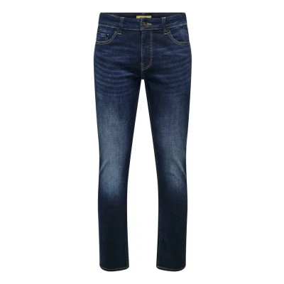 Bild av Only &amp; Sons LOOM JAX DBD 9138 DCC NOOS Jeans straight leg, Storlek: 28x32, Dunkelblau