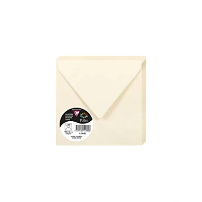 Bild av Clairefontaine Ref 5438C pollenkuvert (paket med 20) 140 x mm storlek, 120 gsm papper, certifierad tätning, bläckstråleskrivare och laserskrivare, syrafri kräm