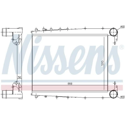 Bild av Laddluftkylare Nissens 97070
