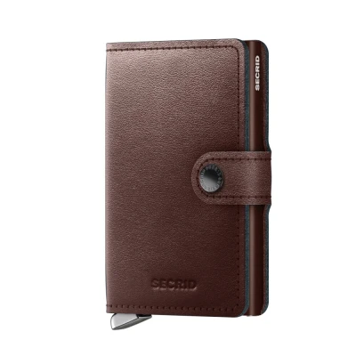 Bild av Secrid Miniwallet Dusk Dark Brown Gratis gravyr