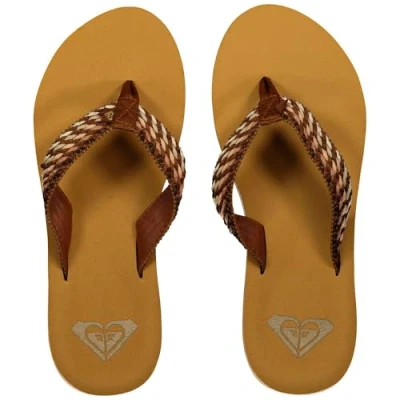 Bild av Roxy Porto Tåsandaler, Storlek: 37, Mocha/coff Textil