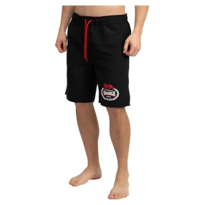 Bild av Lonsdale Mäns Beach Shorts Regular Fit VENTNOR, Svart/Röd/Vit, M