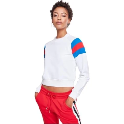 Bild av Urban Classics Sweatshirt, Storlek: 4XL, White/brightblue/firered